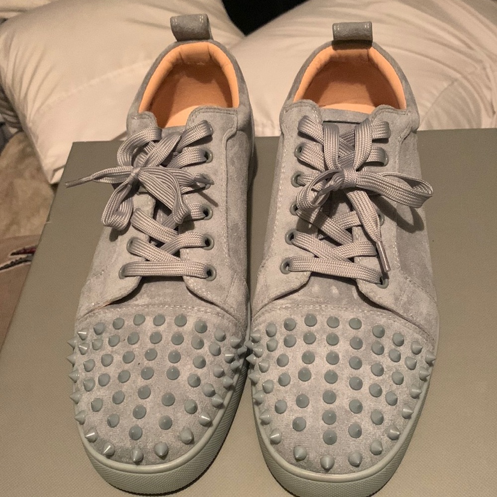 Christian Louboutin Junior Spikes Gray Size 11